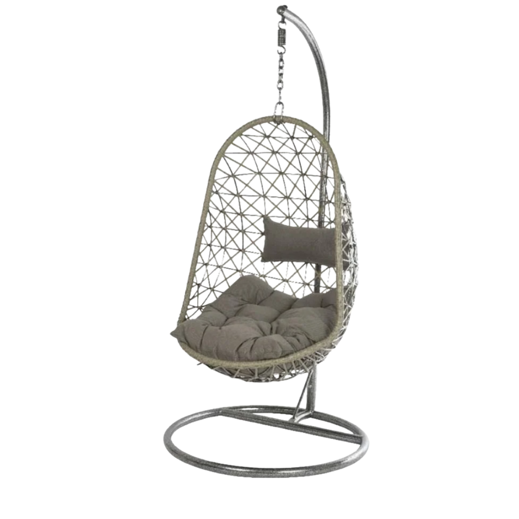 Decoris Hangstoel Bologna Grijs 195 x 95 cm