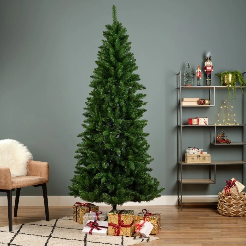 Everlands Kunstkerstboom Lodge Slim 240 x 116 cm