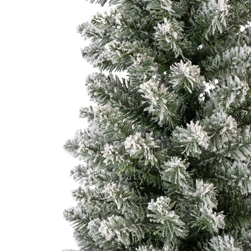 Everlands Kunstkerstboom Pencil Pine Sneeuw 240 x 70 cm