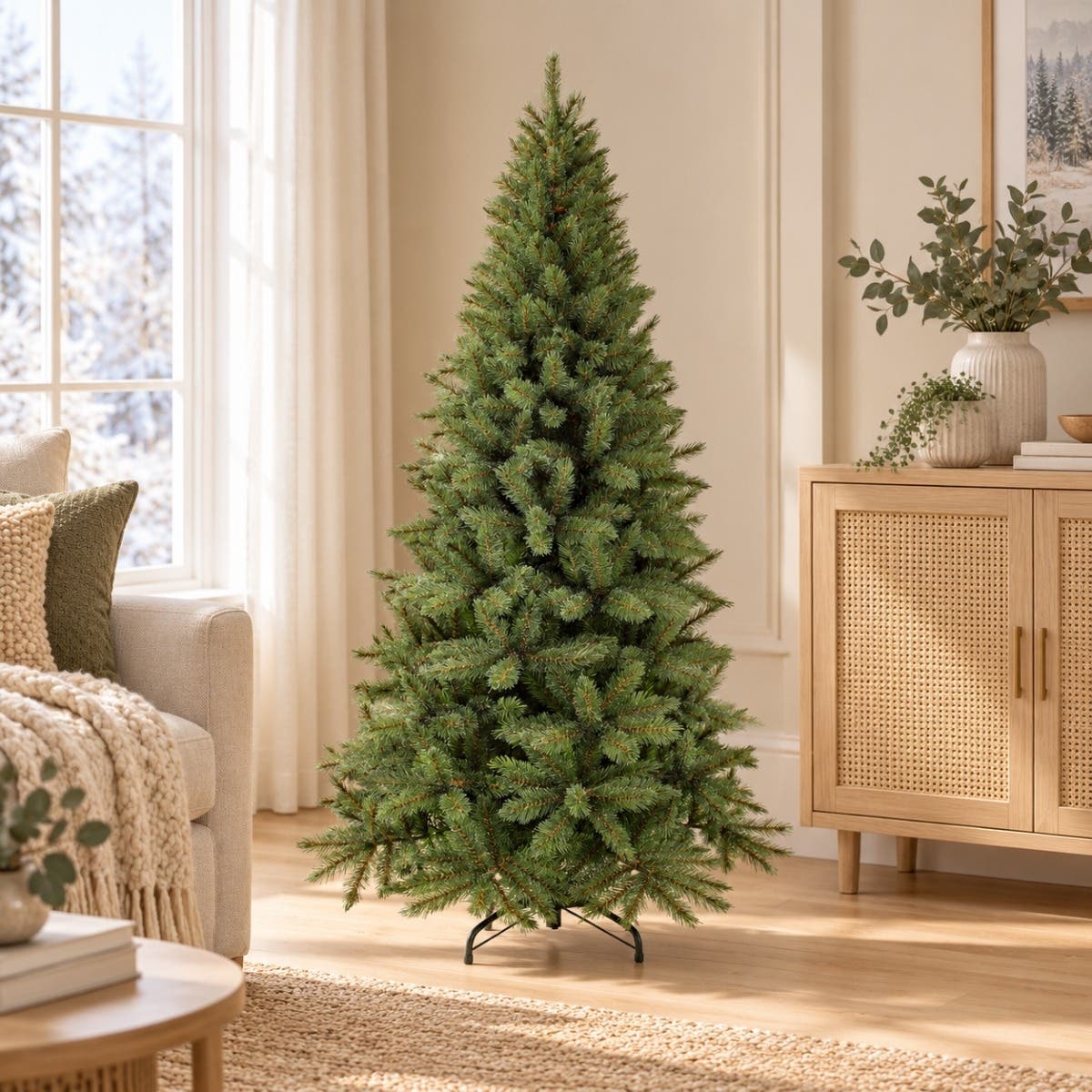 Triumph Tree Kunstkerstboom Forest Frosted Smal Groen 120 x 69 cm