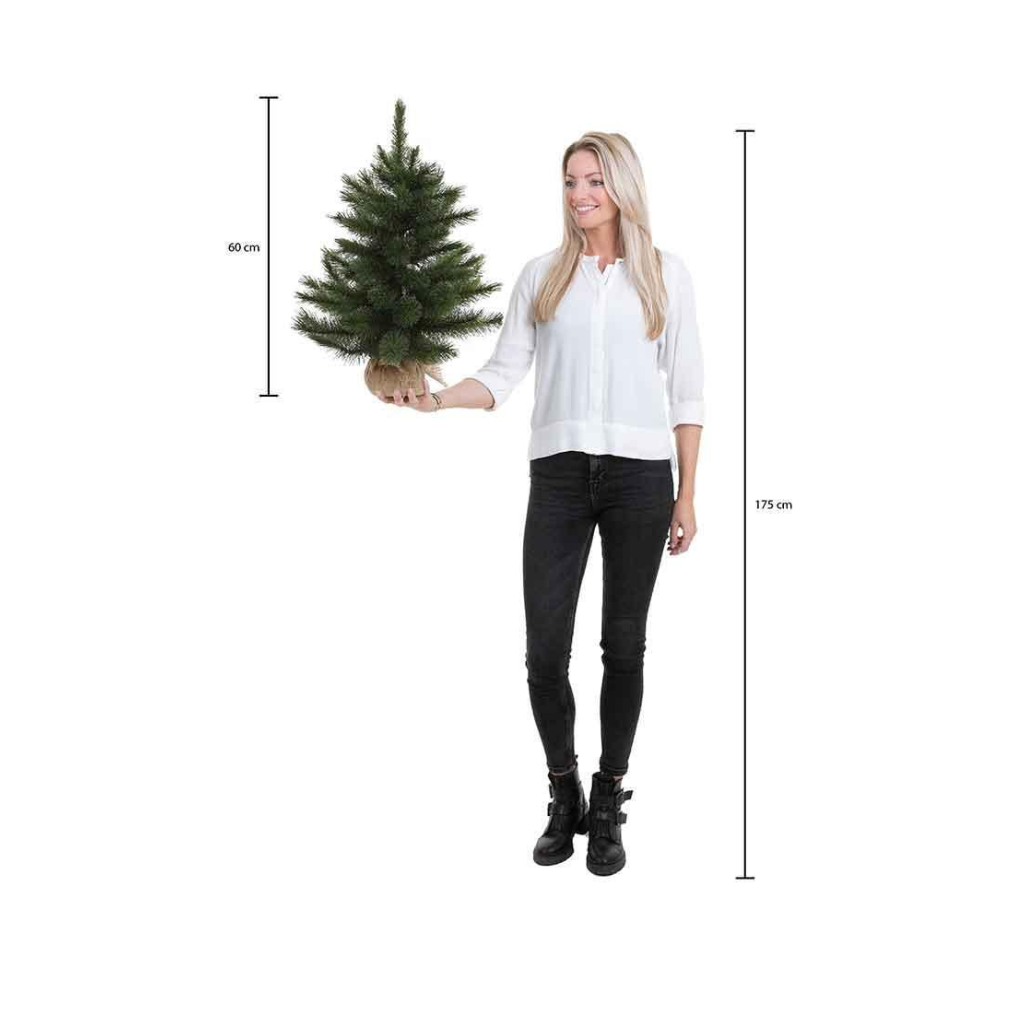 Black Box Trees Kunstkerstboom Glendon Groen 60 x 23 cm