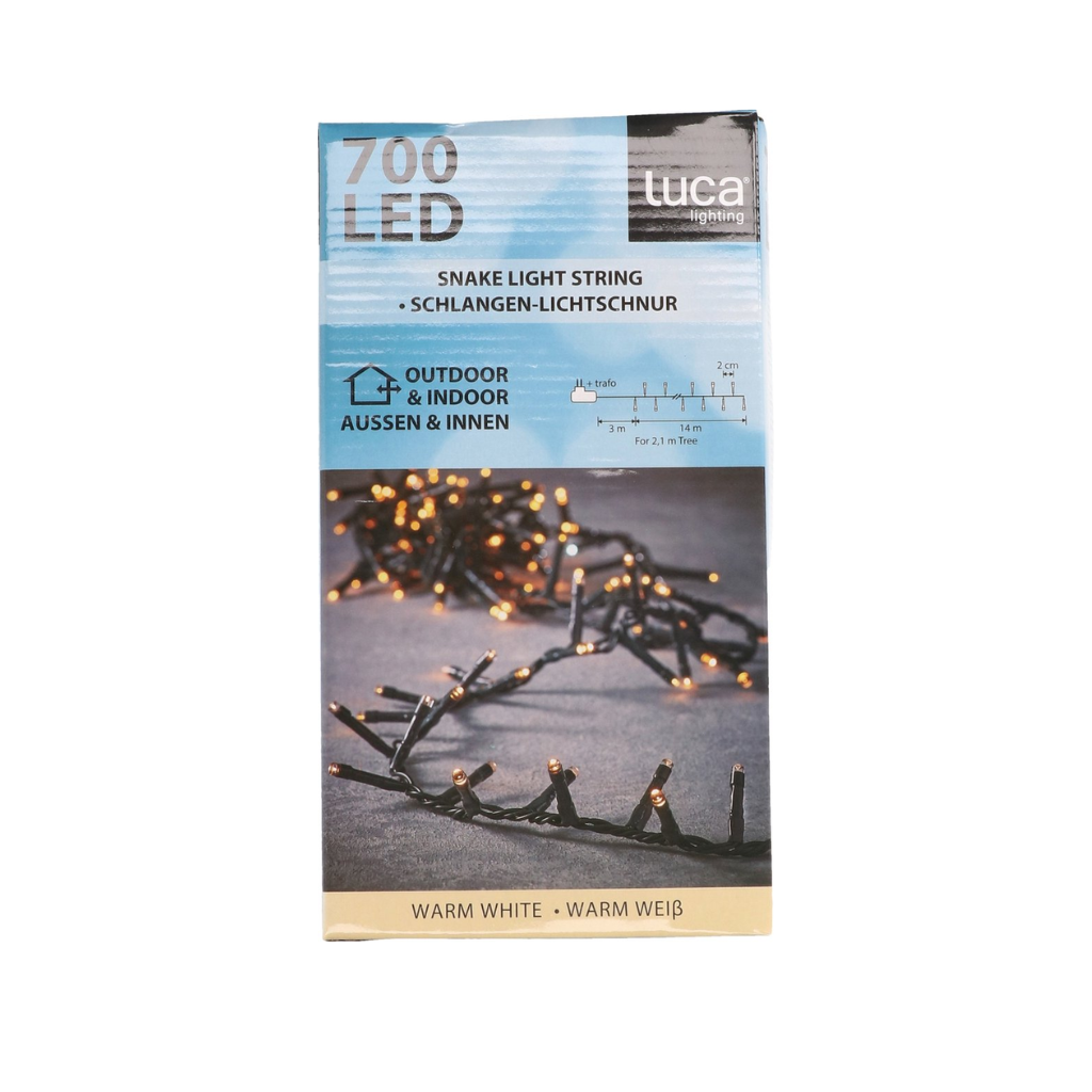 Luca Lighting Kerstboomverlichting met 700 LED Lampjes Warm Wit