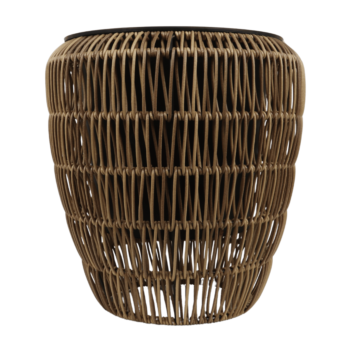 Mica Decorations Pot Pancho Rond Lichtbruin 47 x 40 cm