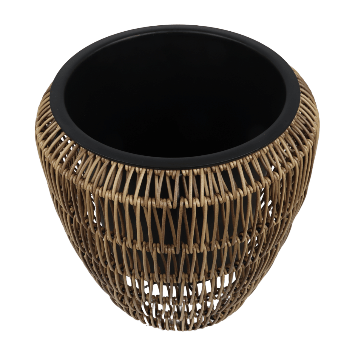 Mica Decorations Pot Pancho Rond Lichtbruin 47 x 40 cm