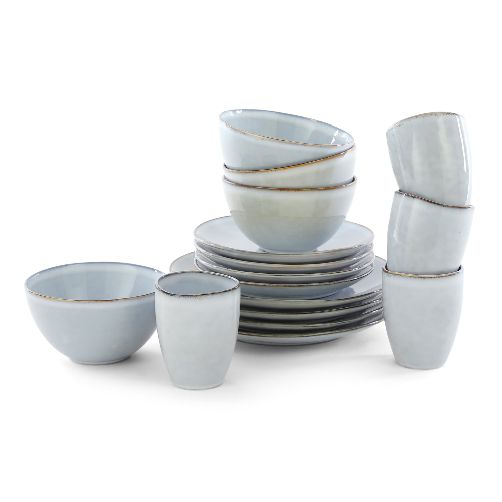 Mica Decorations Tabo servies set grijs 16-delig