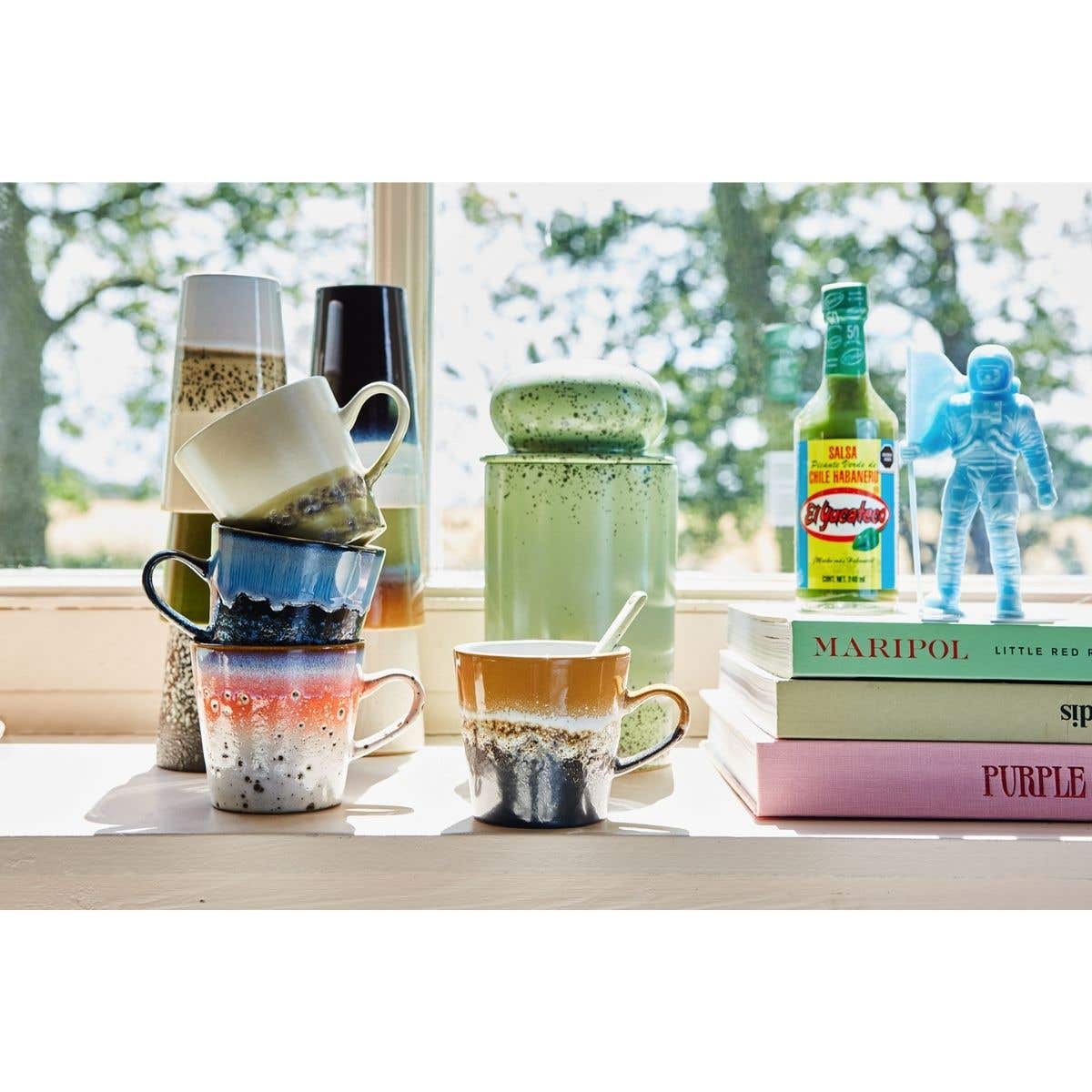 HKliving Koffiekopje Americano 70's Ceramics Pegasus 0.27 L
