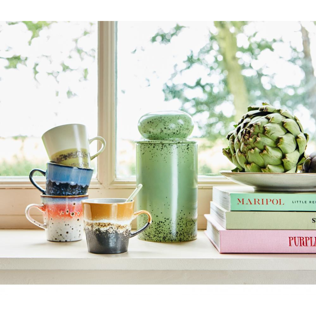 HKliving Koffiekopje Americano 70's Ceramics Pegasus 0.27 L