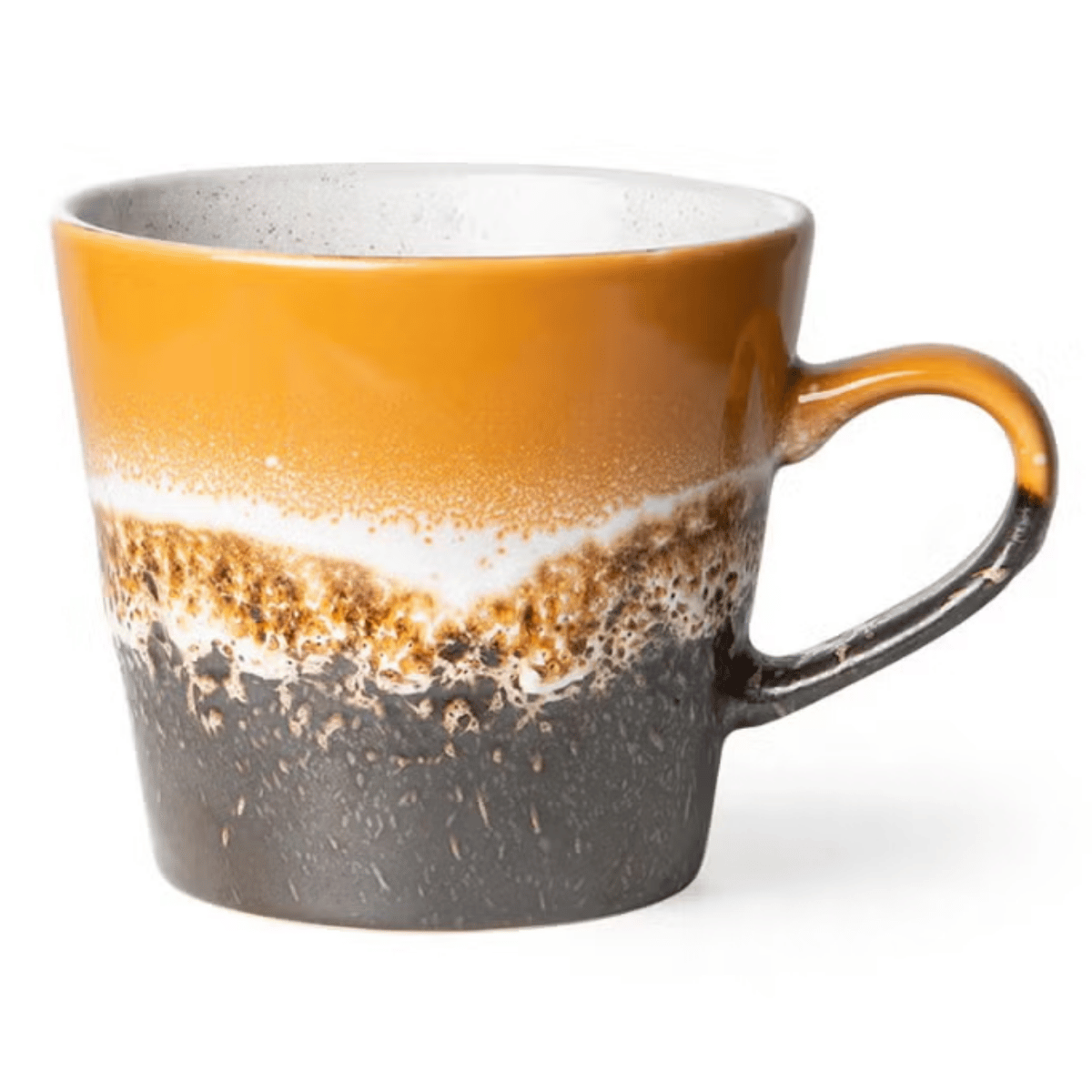 HKliving 70s Ceramics cappuccino mug Fire
