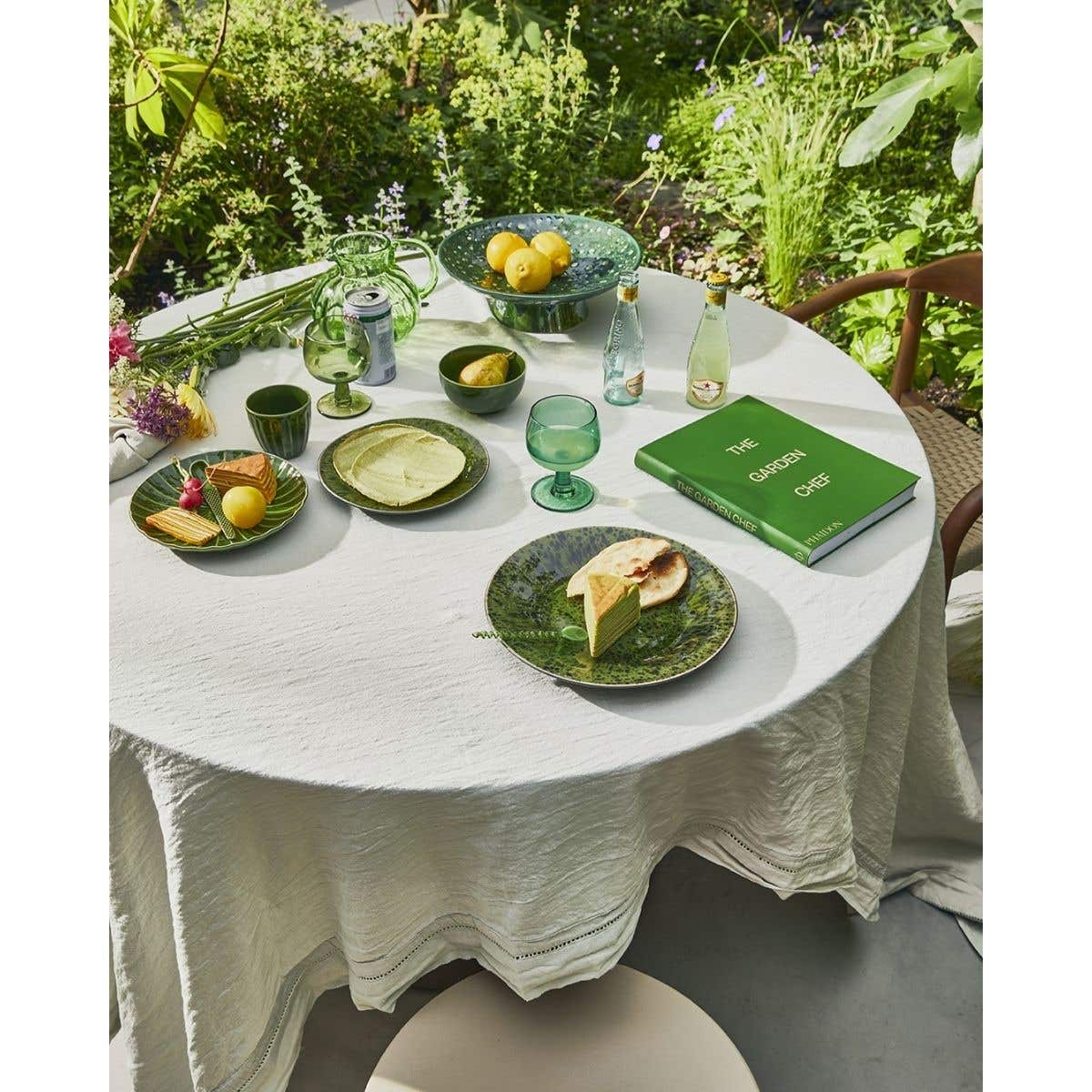 HKliving Wijnglazen Laag The Emeralds Fern Green 4 stuks 0.25 L