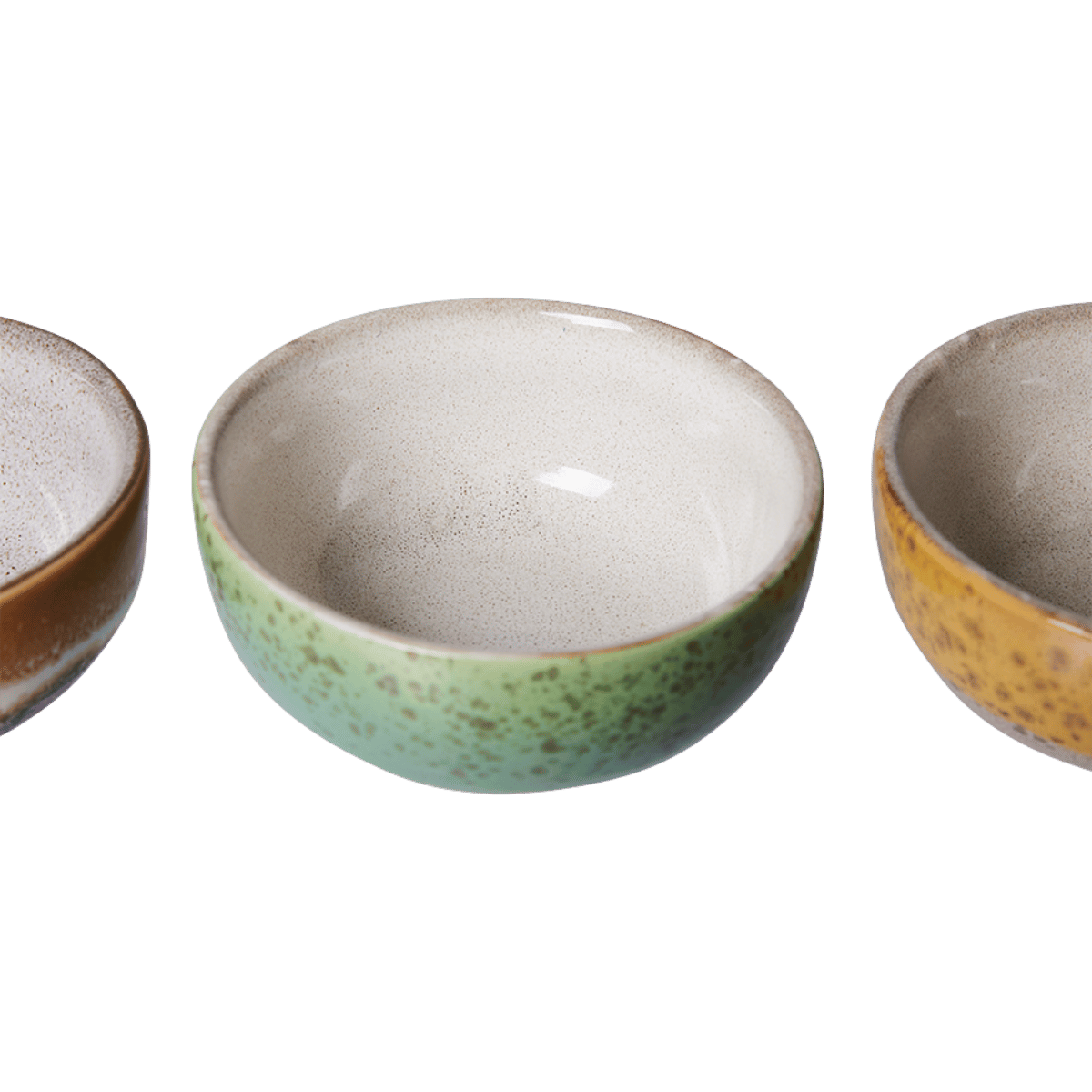 HKliving Schaaltjes XS 70's Ceramics 4 stuks 8.3 x 3.8 cm