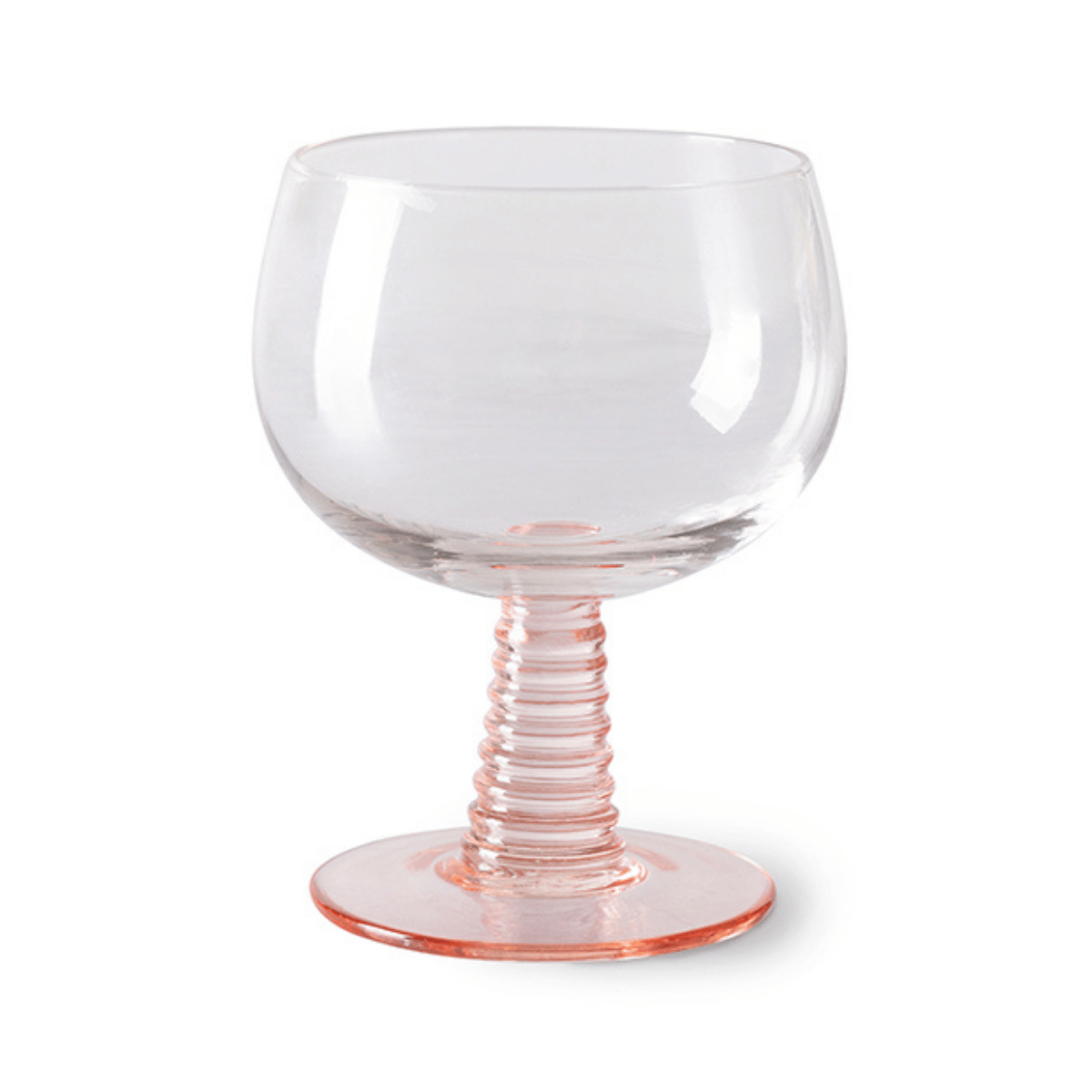 Hkliving Wijnglas Swirl Laag Nude 0.35 L