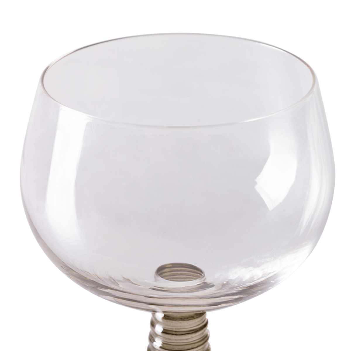 Hkliving Wijnglas Swirl Laag Groen 0.35 L