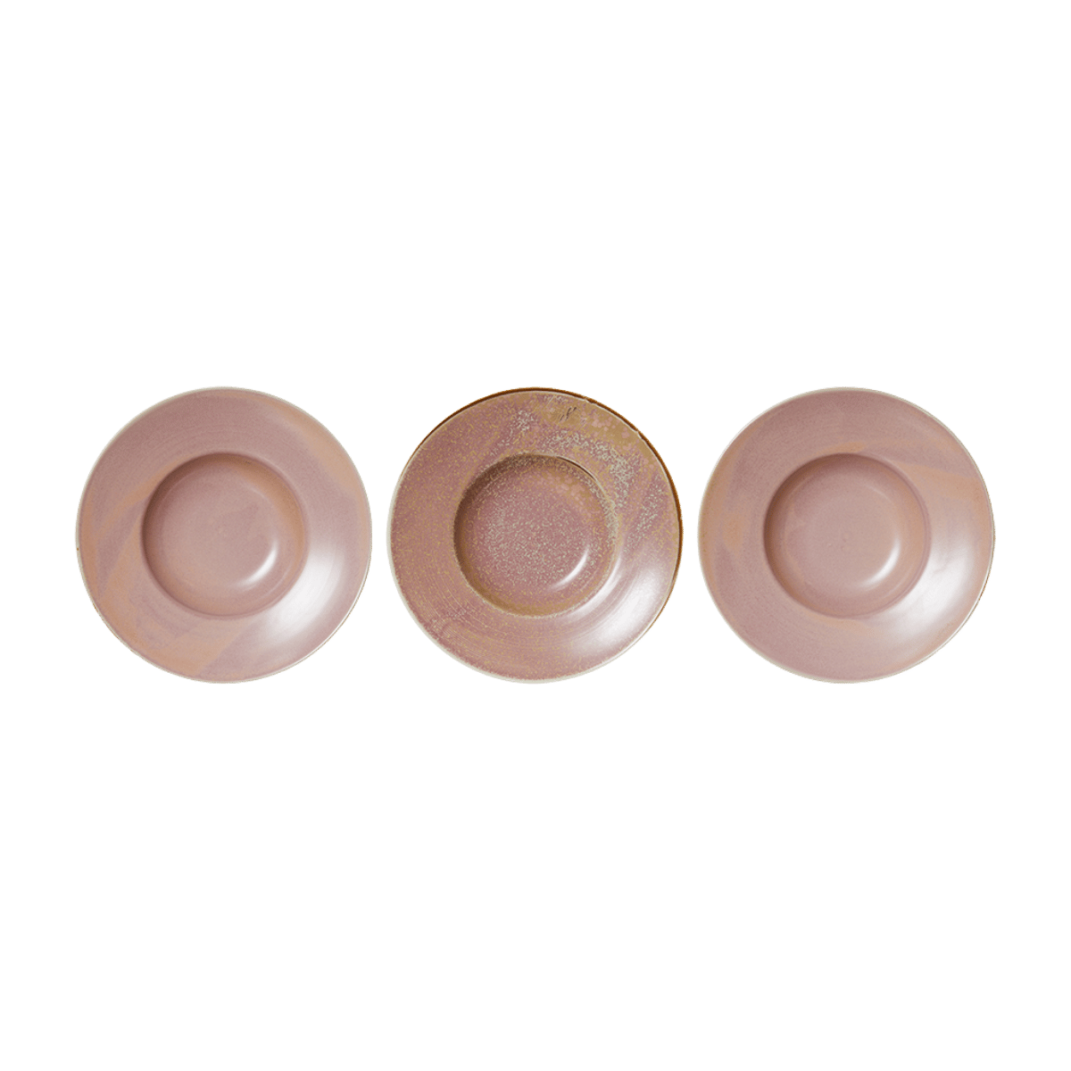 HKliving Pastabord Chef Ceramics Rustic Pink 28 cm