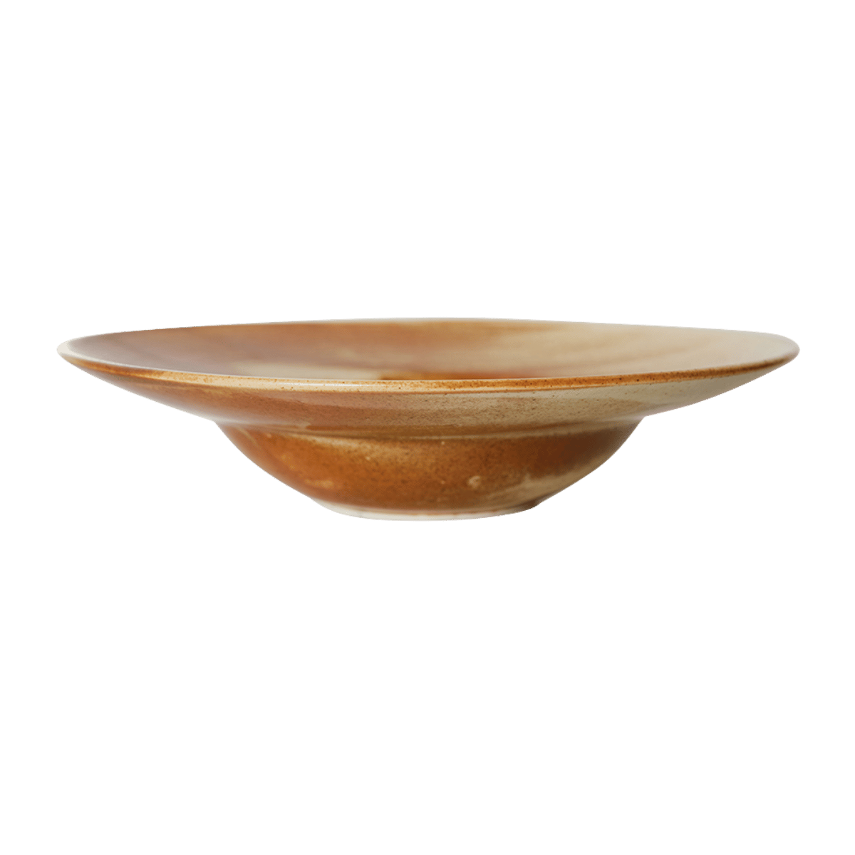 HKliving Pastabord Chef Ceramics Rustic Cream/Brown 28 cm