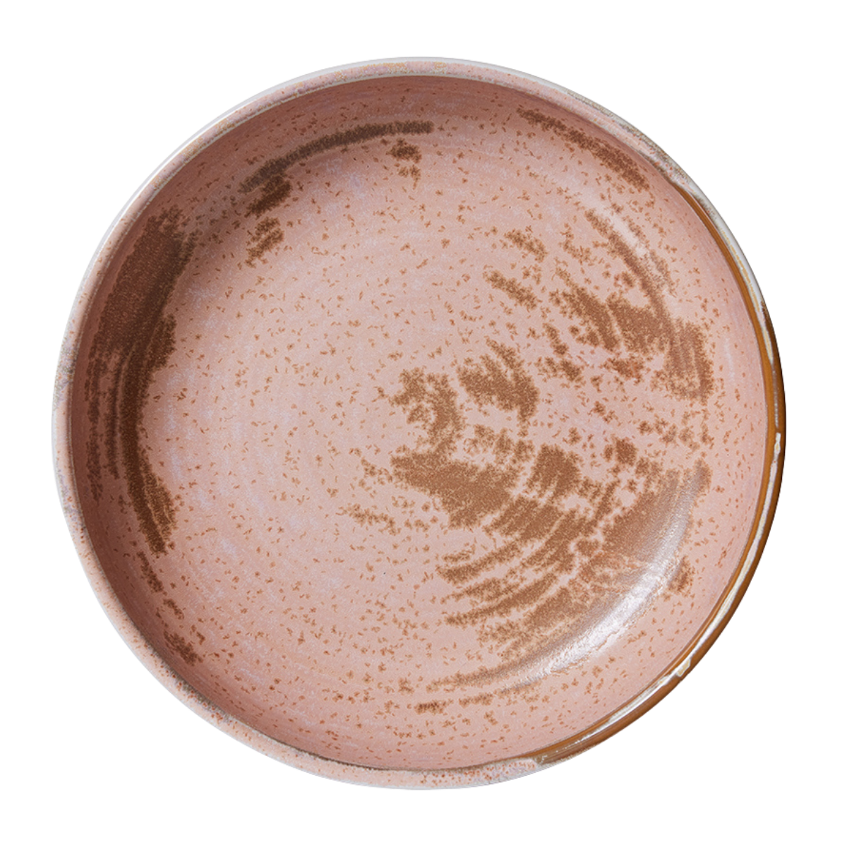 HKliving Diepbord Chef Ceramics Rustic Pink L 21.5 cm