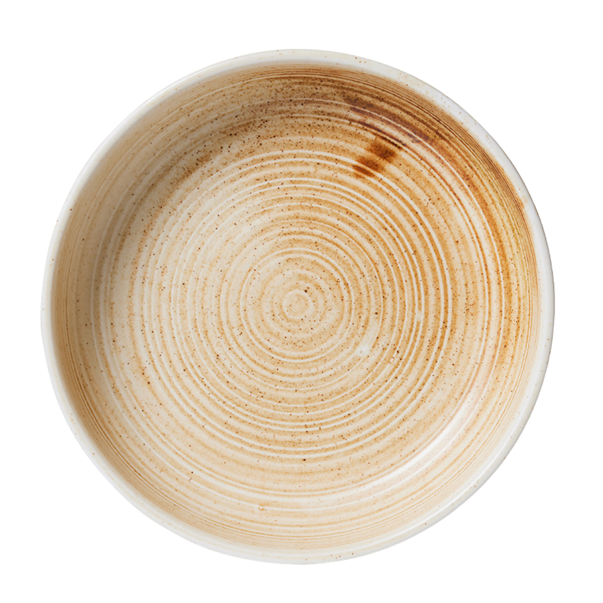 HKliving Diepbord Chef Ceramics Rustic Cream/Brown L 21.5 cm