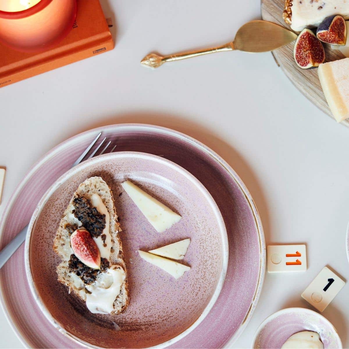 HKliving Dinerbord Chef Ceramics Rustic Pink 26 cm