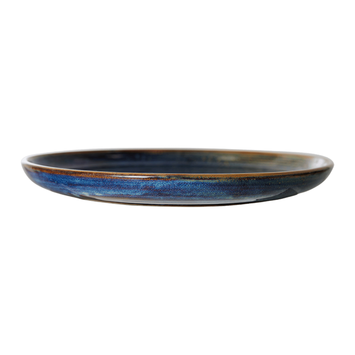 HKliving Bijgerechtbord Chef Ceramics Rustic Blue 20 cm