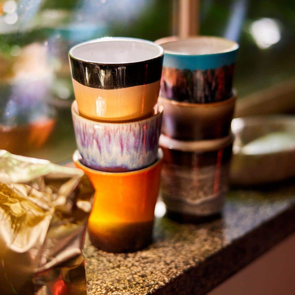 HKliving 70s Ceramics coffee mug Sunshine