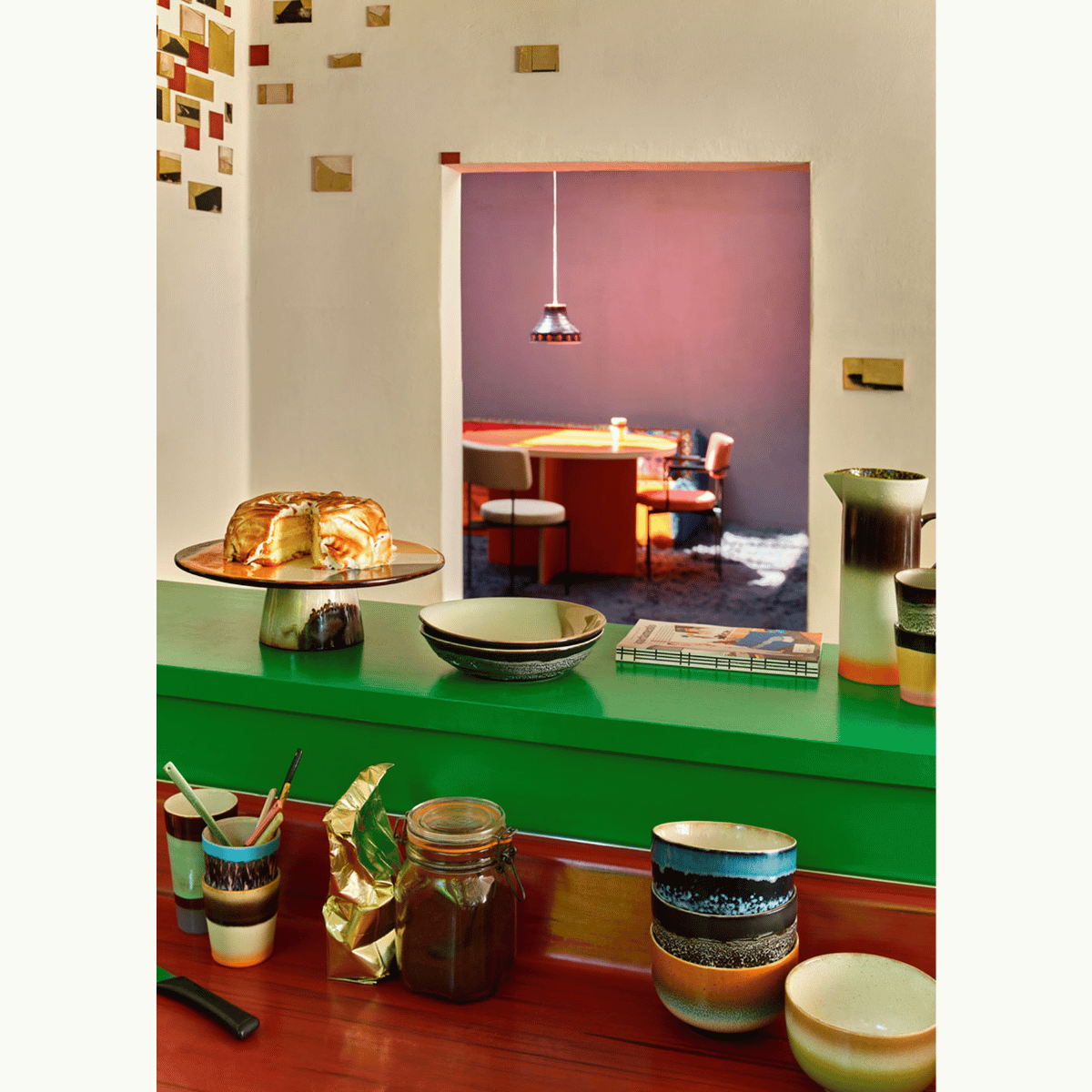 HKliving 70s Ceramics coffee mug Sunshine
