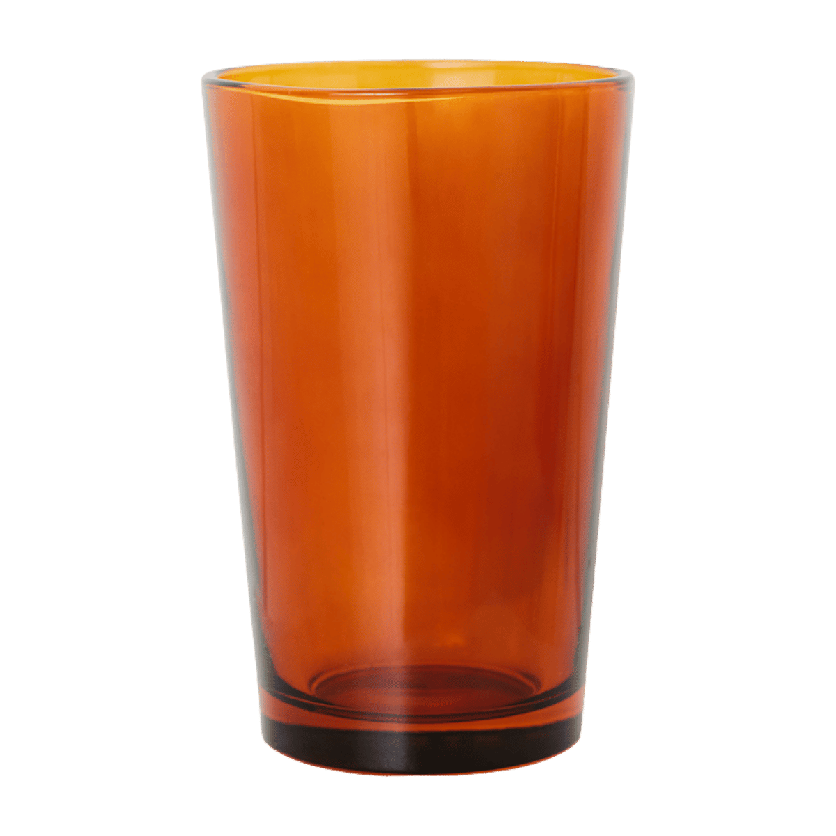 HKliving Theeglazen 70's Glassware Amber Brown 4 stuks 0.43 L