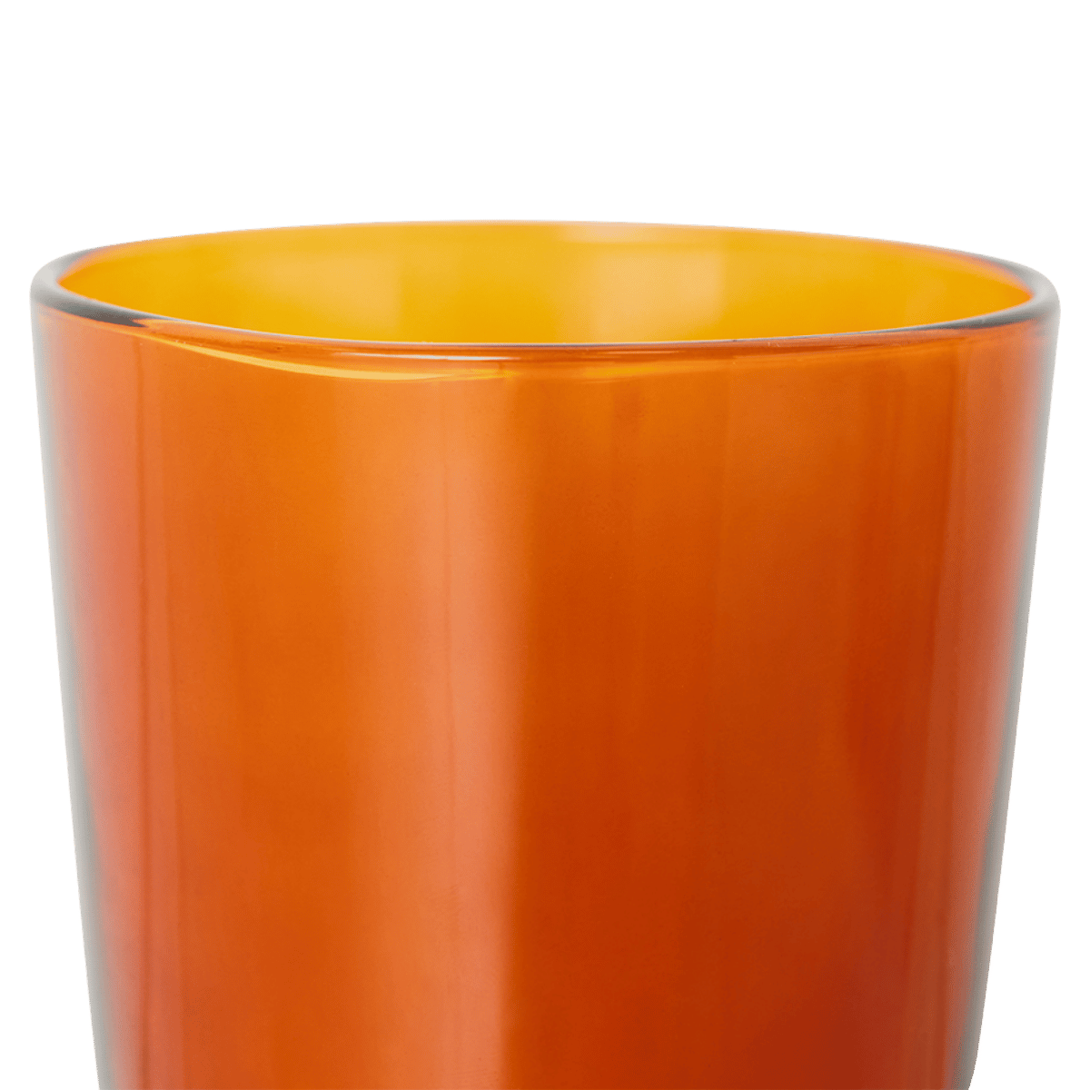 HKliving Theeglazen 70's Glassware Amber Brown 4 stuks 0.43 L