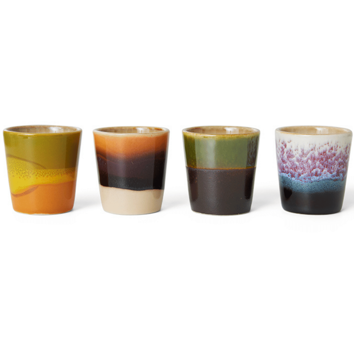 HKliving 70S Ceramics Egg Cups, Island 4 stuks