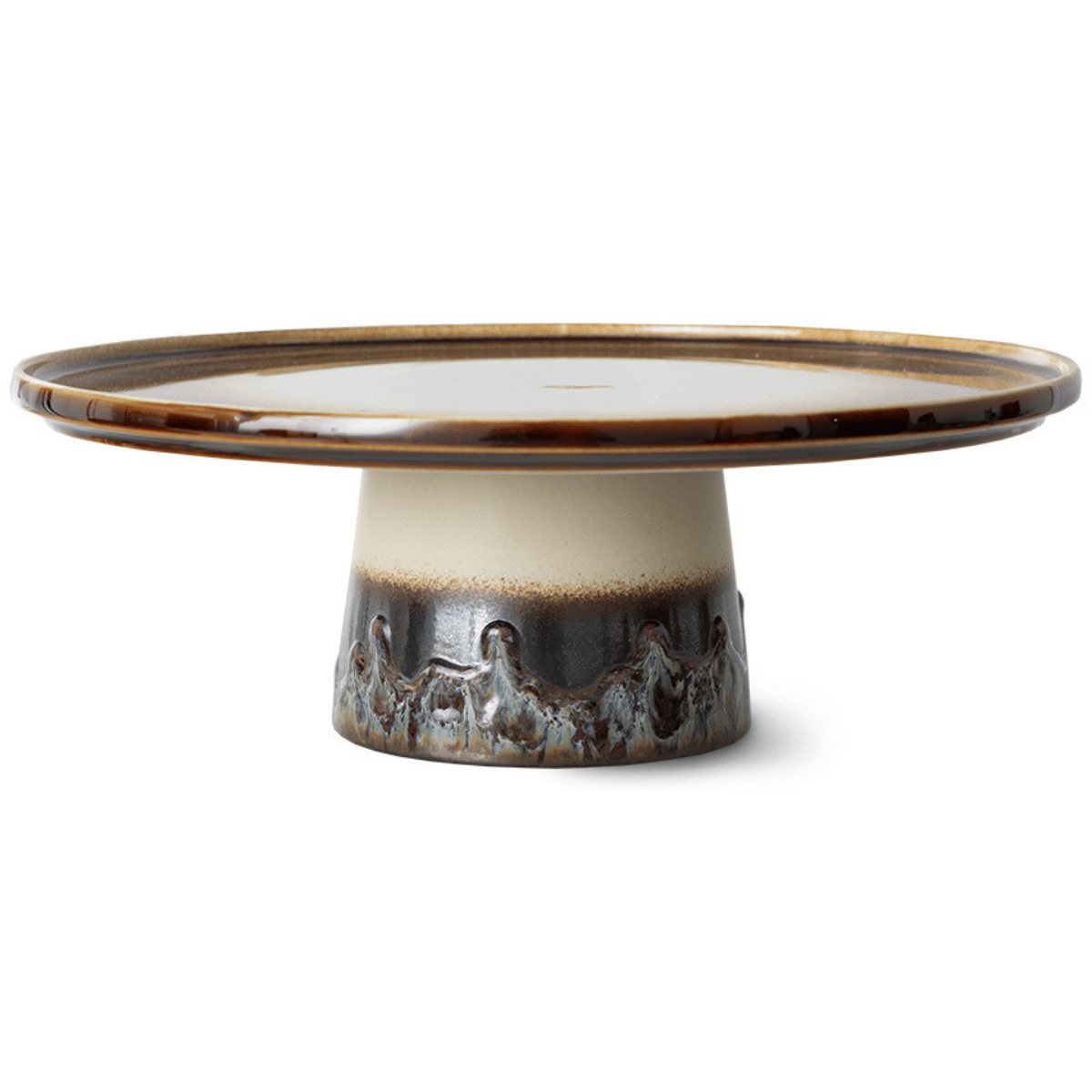 HKliving Taartplateau 70's Ceramics Orbit 26 cm