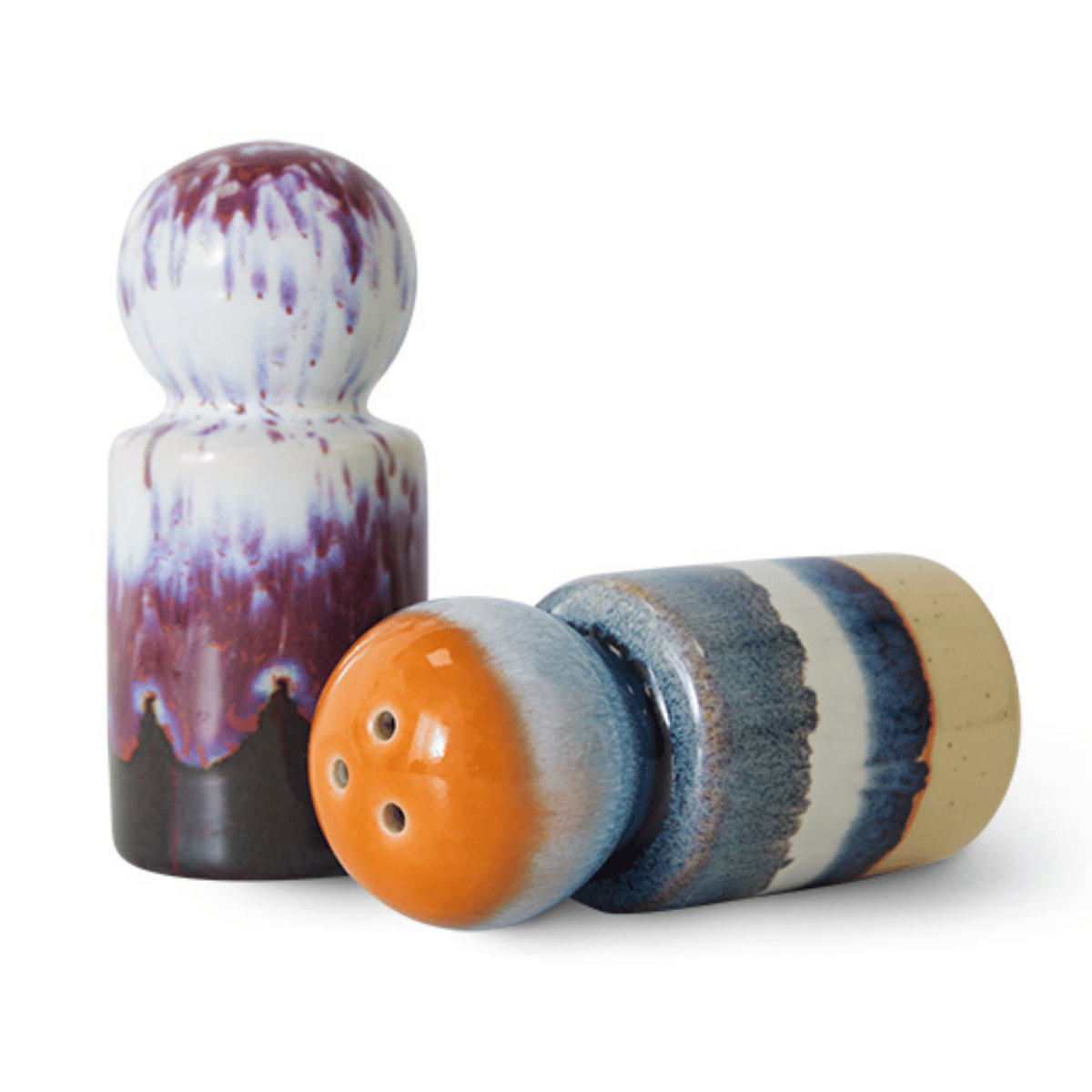 HKliving 70S Ceramics Pepper & Salt Jar