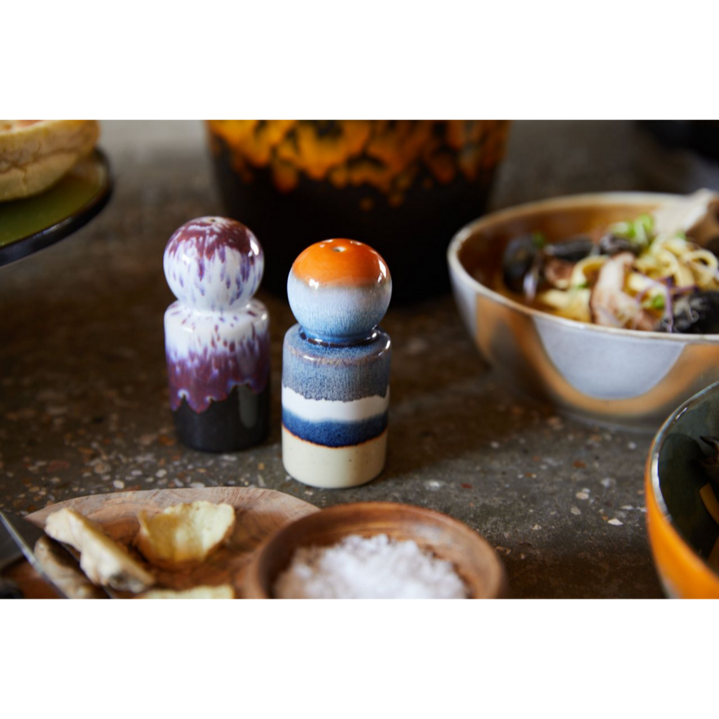 HKliving 70S Ceramics Pepper & Salt Jar