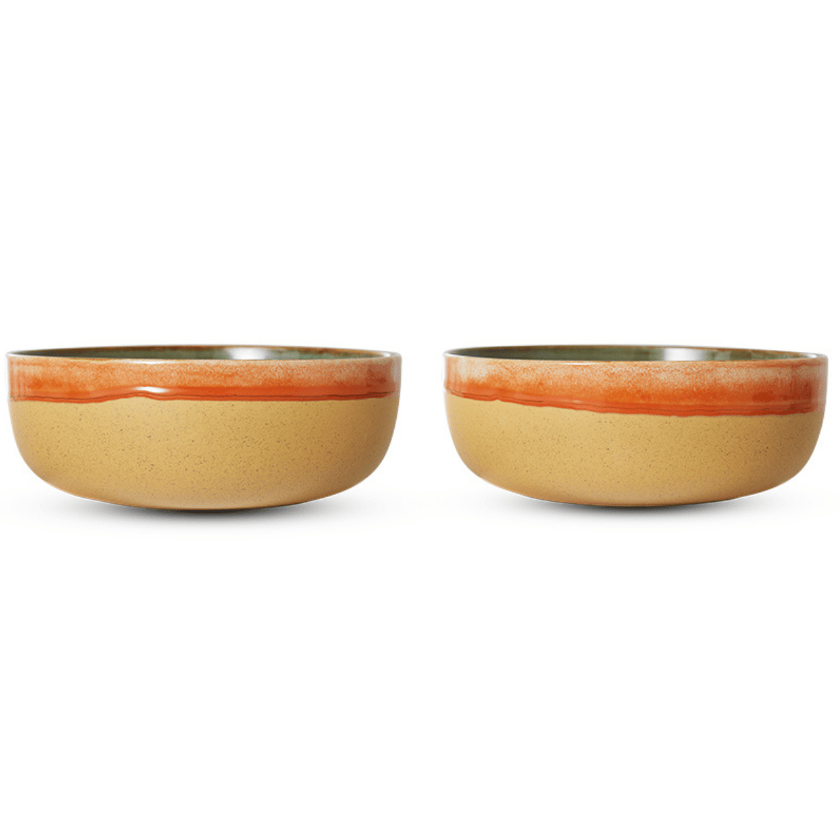HKliving Salade Schaal 70's Ceramics Shore 25 cm