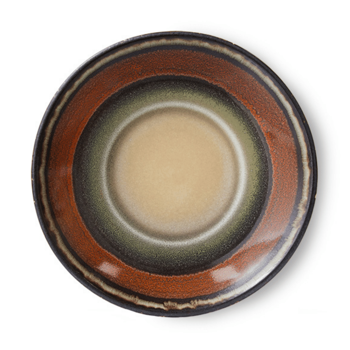 HKliving Schoteltje 70's Ceramics Dark Roast 11.5 cm