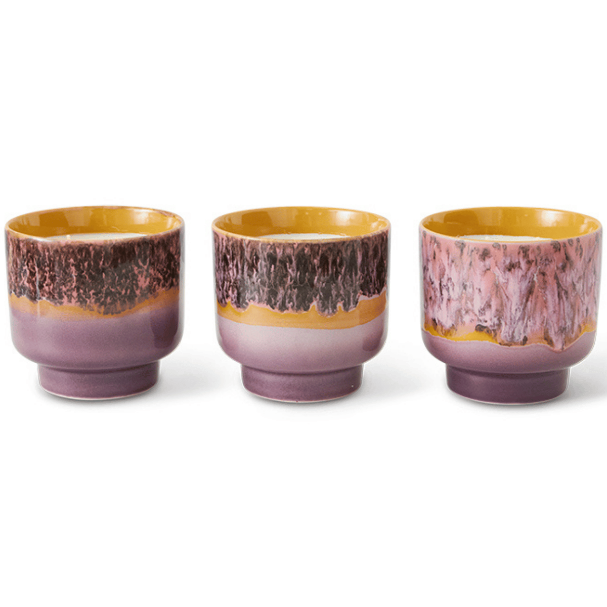 HKliving Geurkaars 70's Ceramics Cape Town 11.5 x 12.5 cm