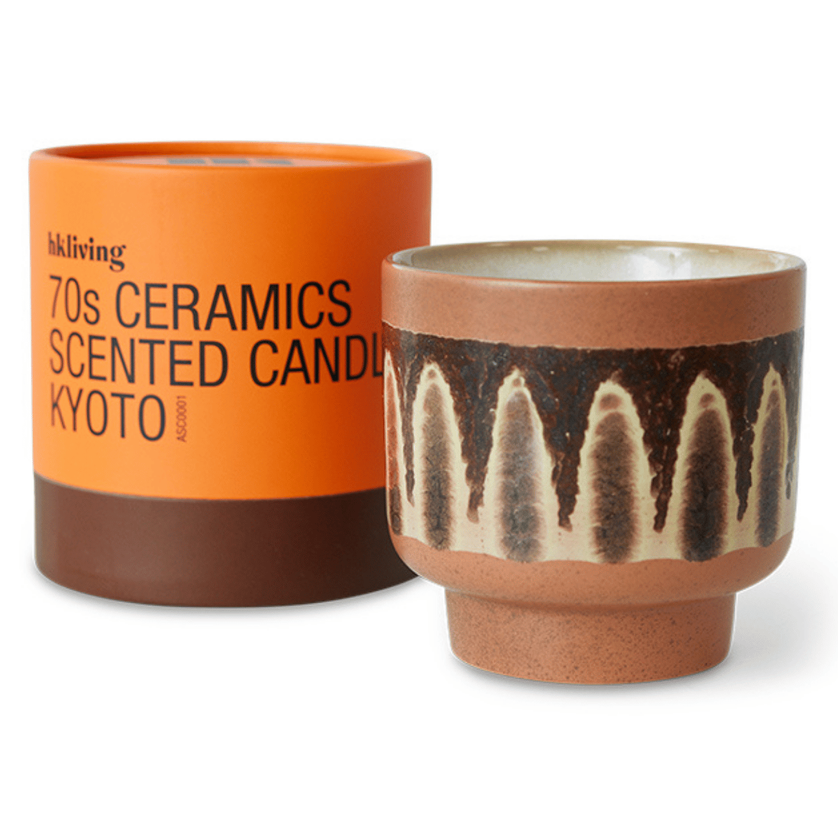 HKliving Geurkaars 70's Ceramics Kyoto 11.5 x 12.5 cm