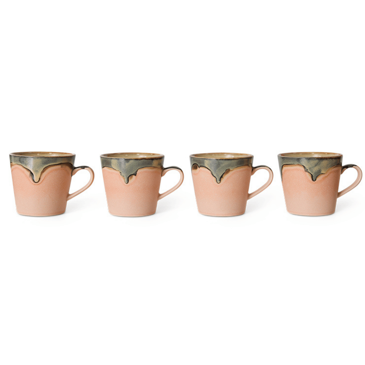 HKliving Cappuccinomok 70's Ceramics Blossom 0.33 L