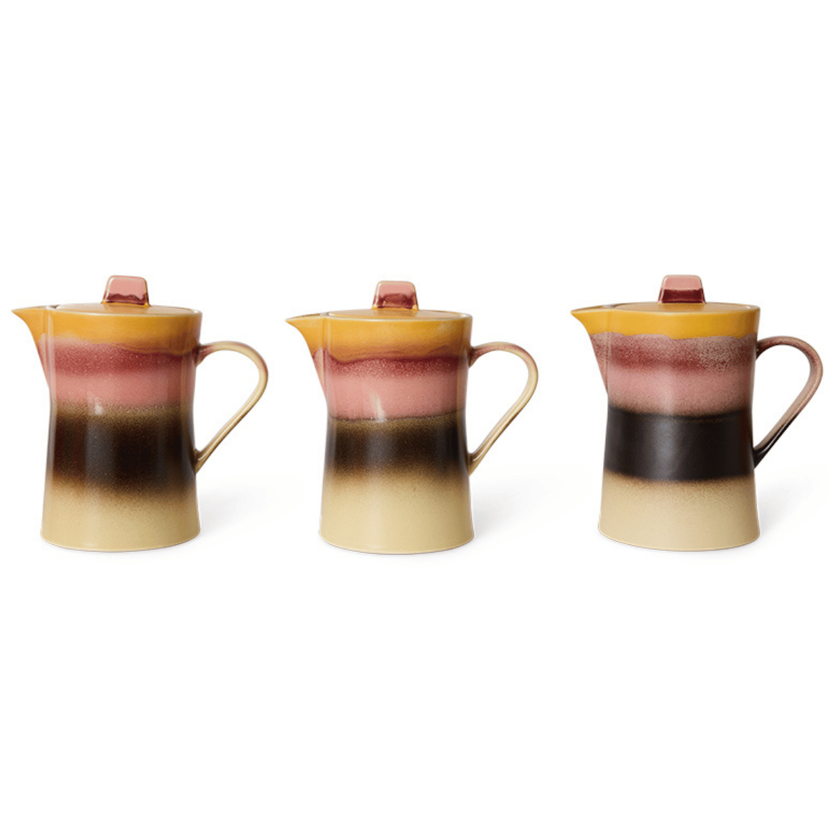 HKliving Theepot 70's Ceramics Sunset