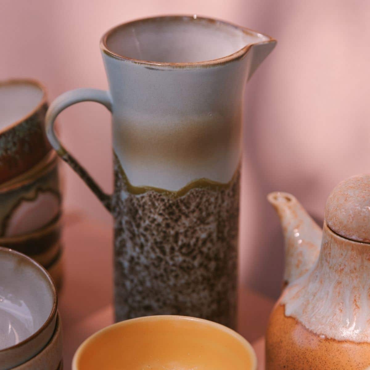 HKliving Karaf 70's Ceramics Shell 1.2 L