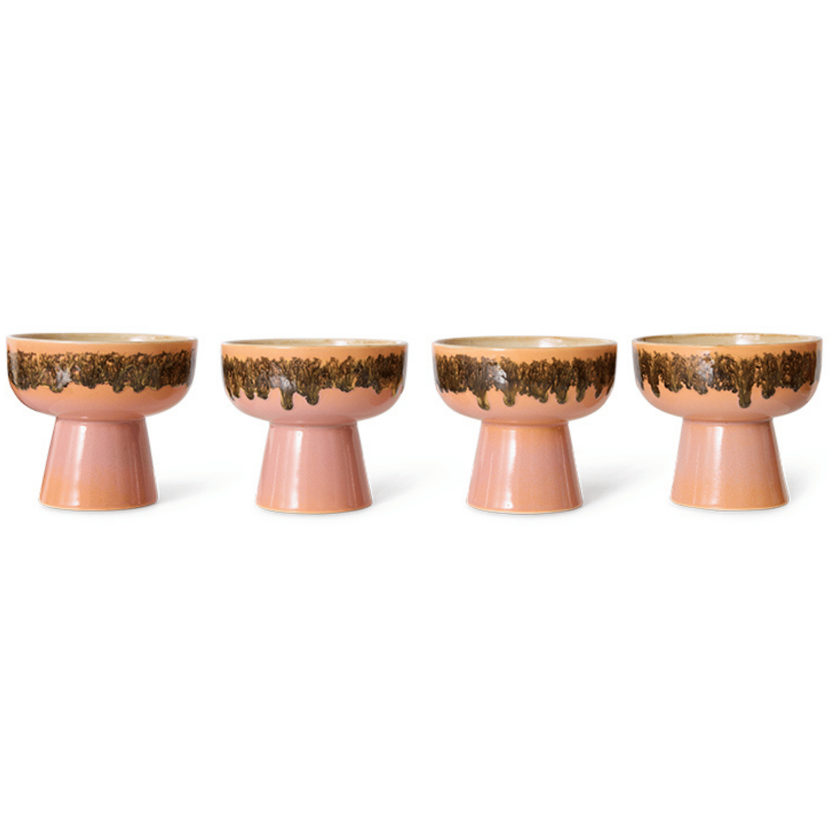 HKliving Tapasschaal 70's Ceramics Lush 12.5 cm
