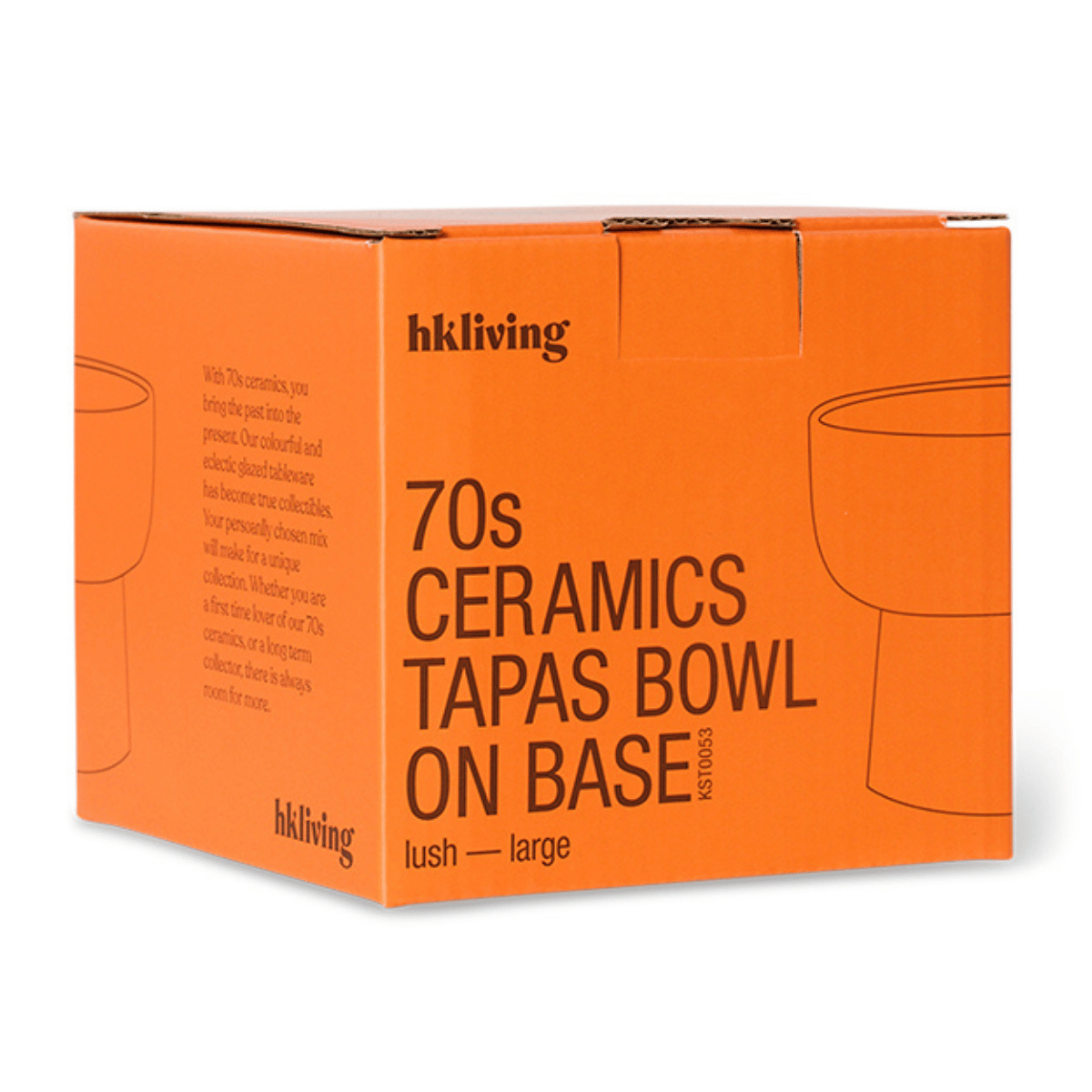 HKliving Tapasschaal 70's Ceramics Lush 12.5 cm