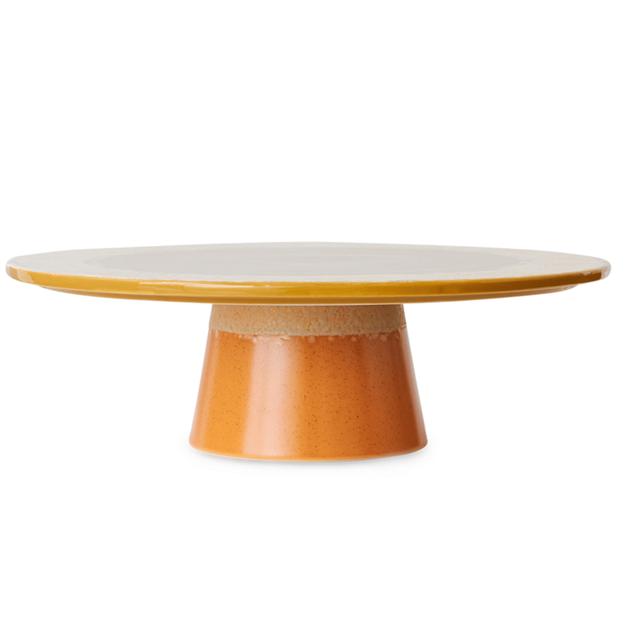 HKliving Taartplateau 70's Ceramics Papaya 33 cm