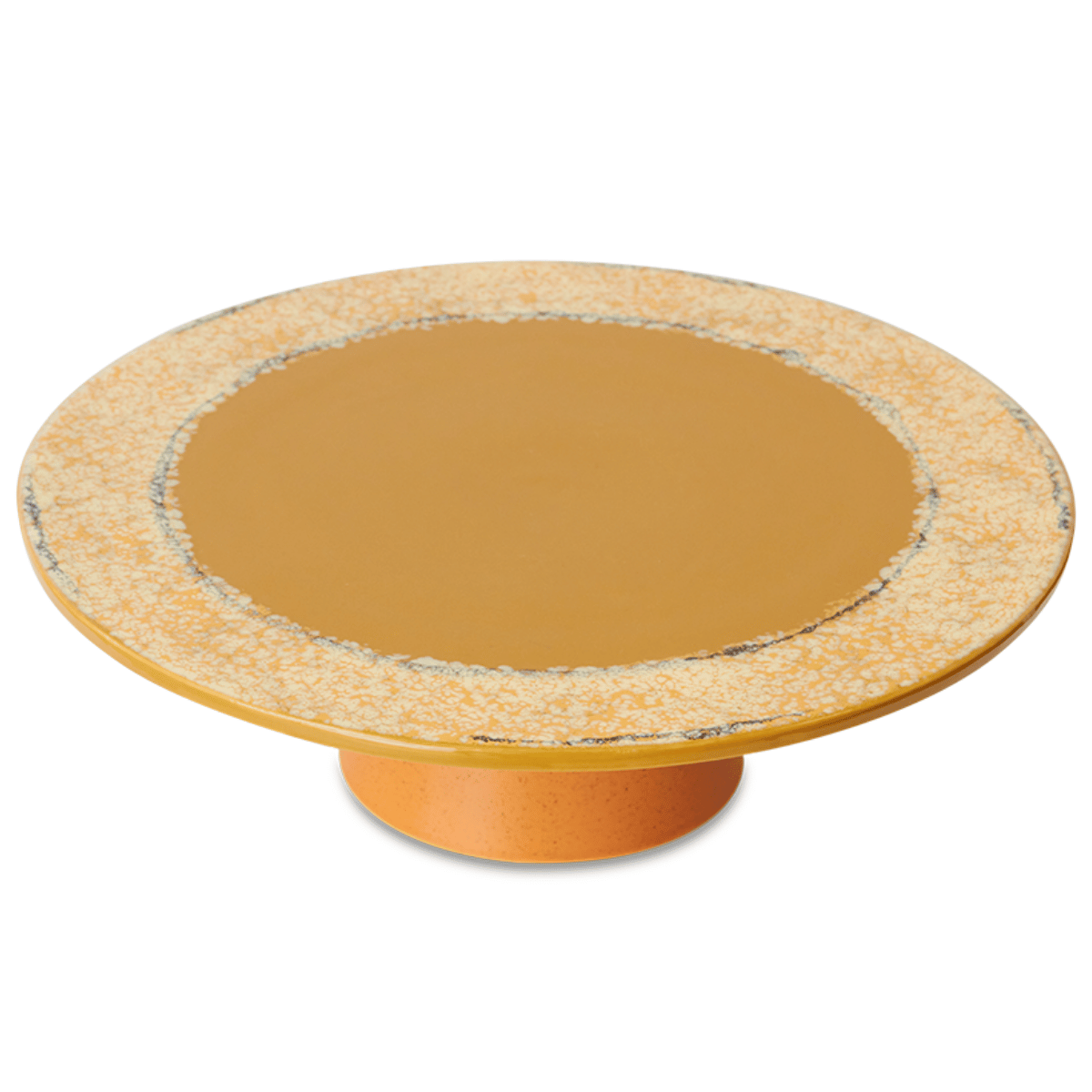 HKliving Taartplateau 70's Ceramics Papaya 33 cm