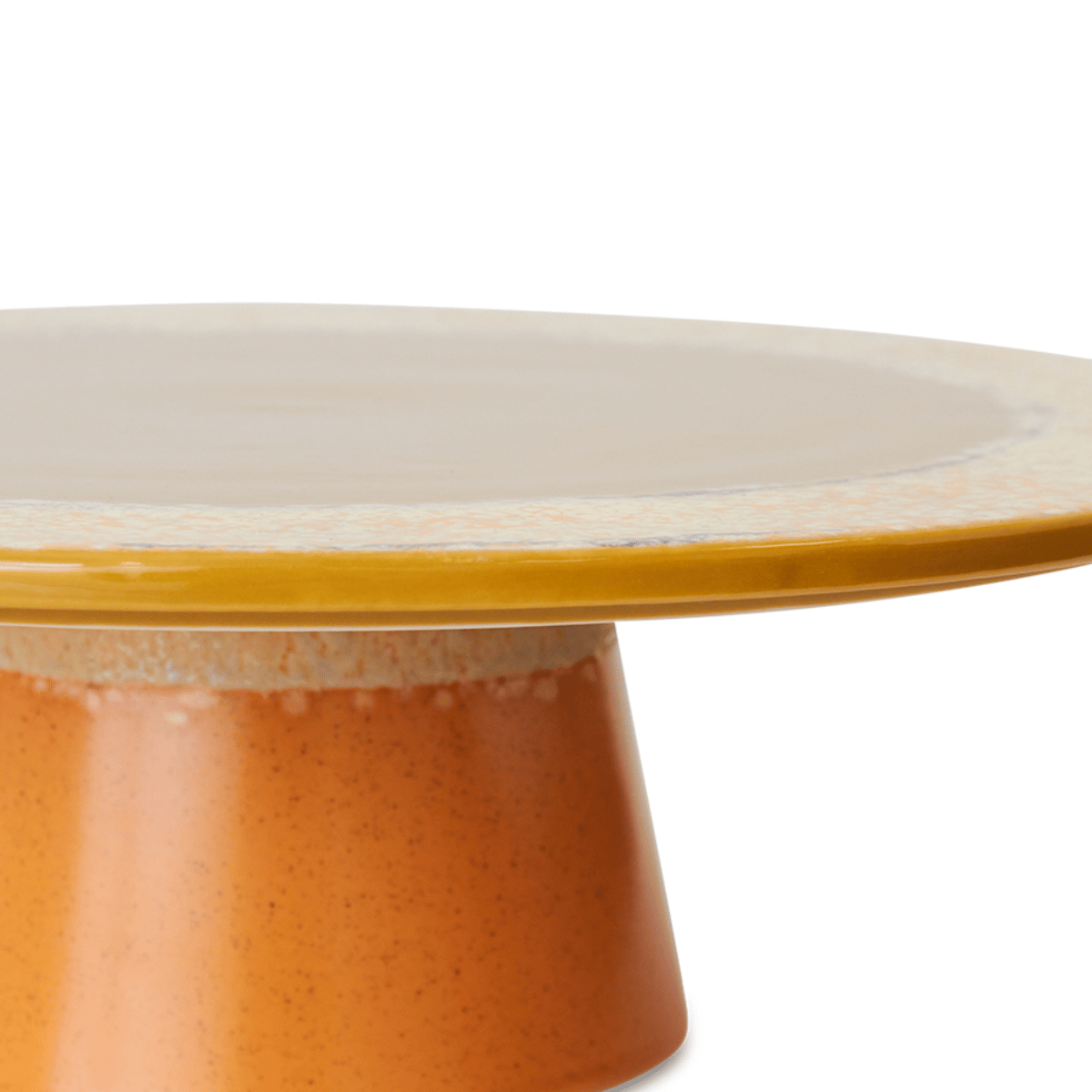 HKliving Taartplateau 70's Ceramics Papaya 33 cm