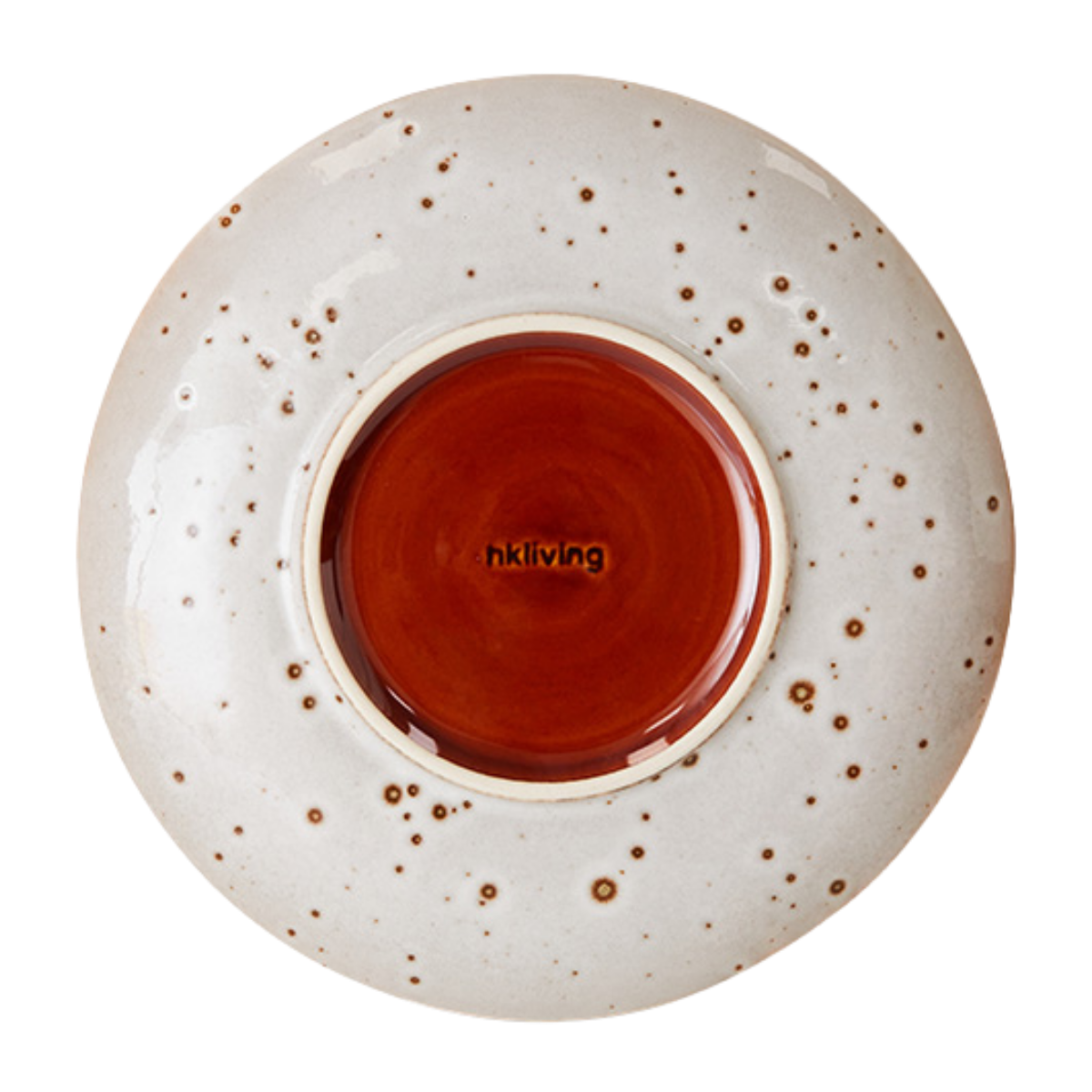 HKliving Desertbord 70's Ceramics Lychee 2 stuks 17.5 cm