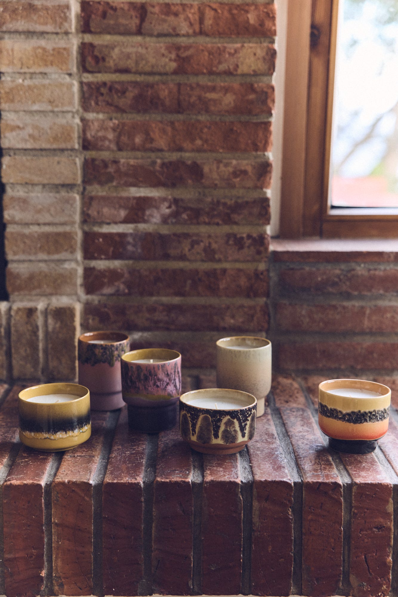 HKliving Geurkaars 70's Ceramics Smal Tulum 7.5 x 5.5 cm