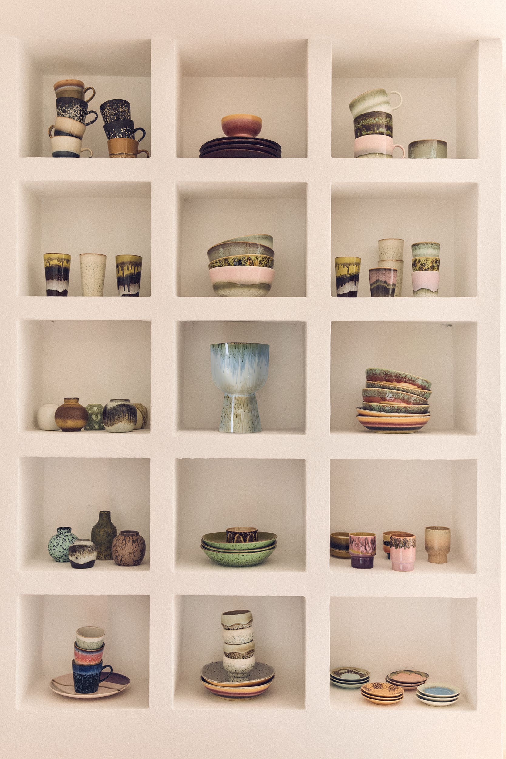 HKliving Koffiekopje 70's Ceramics Petal 0.23 L
