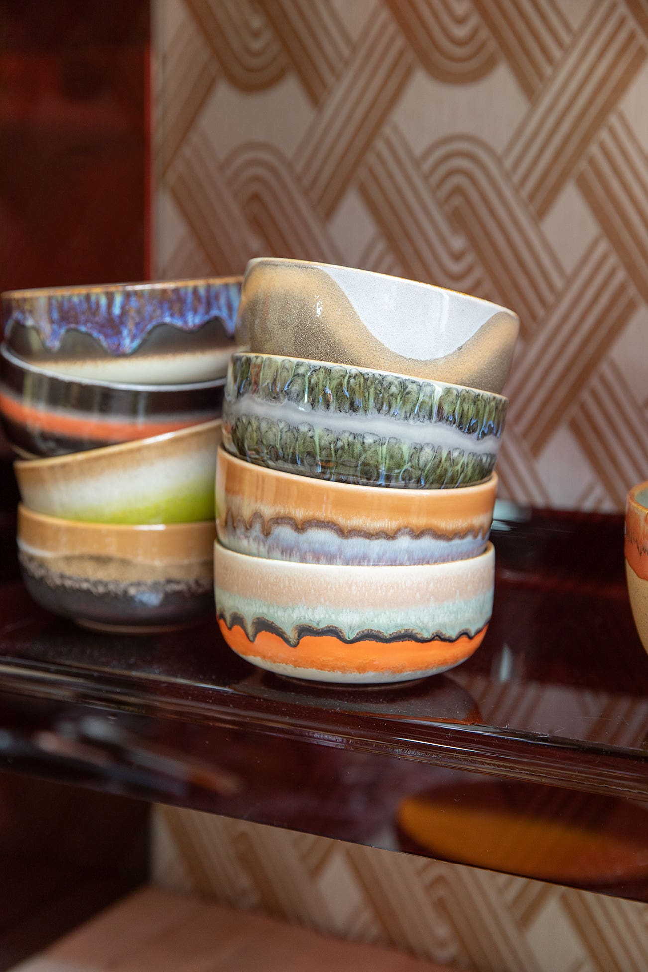 HKliving Desertkom 70's Ceramics Burst 12.5 cm