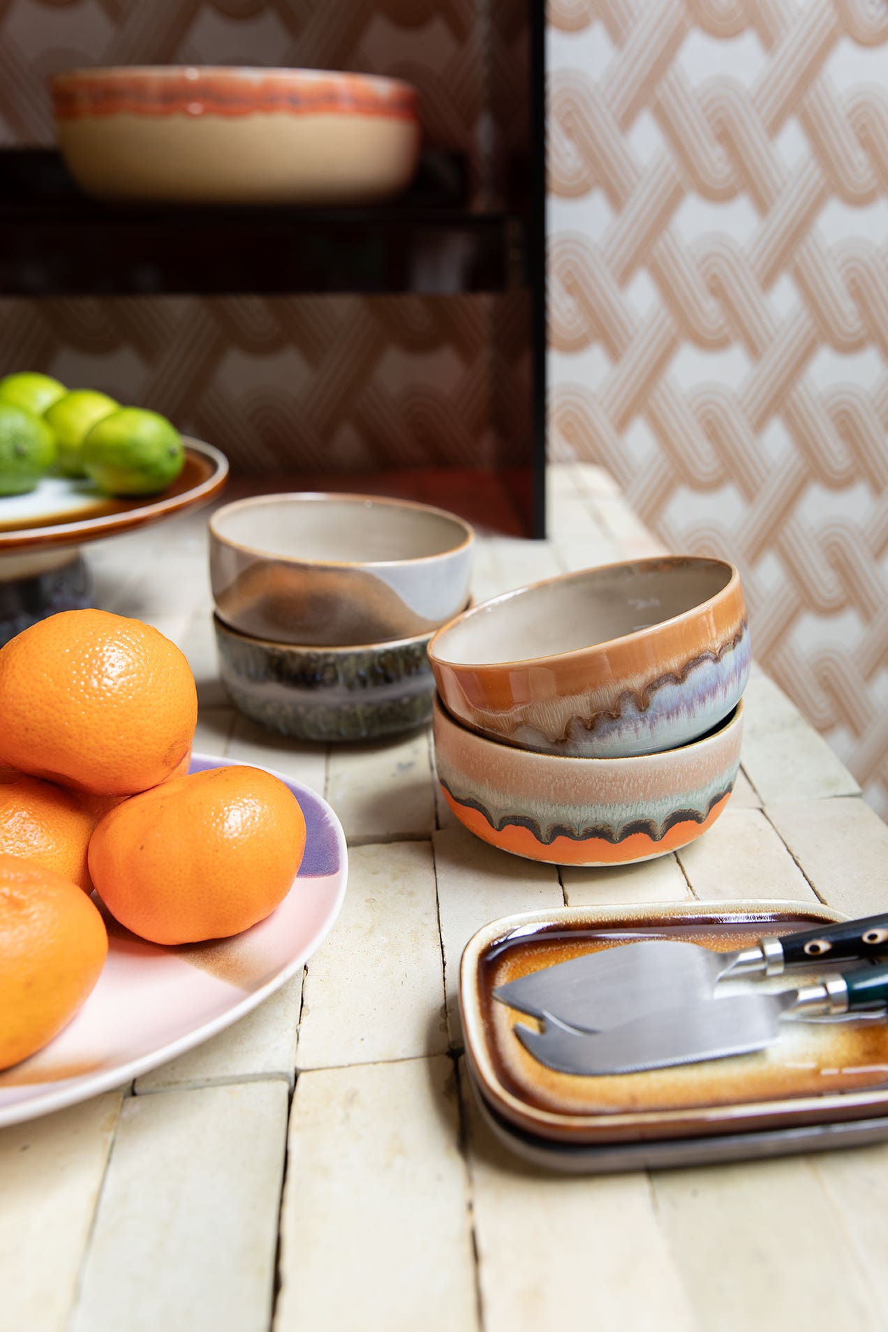 HKliving Desertkom 70's Ceramics Burst 12.5 cm
