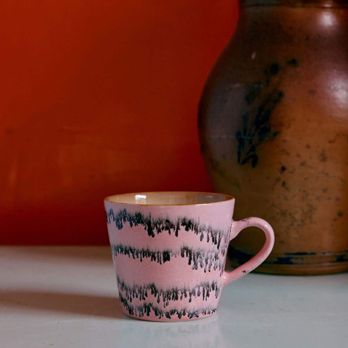 HKliving Cappuccinomok 70's Ceramics Bubble 0.33 L
