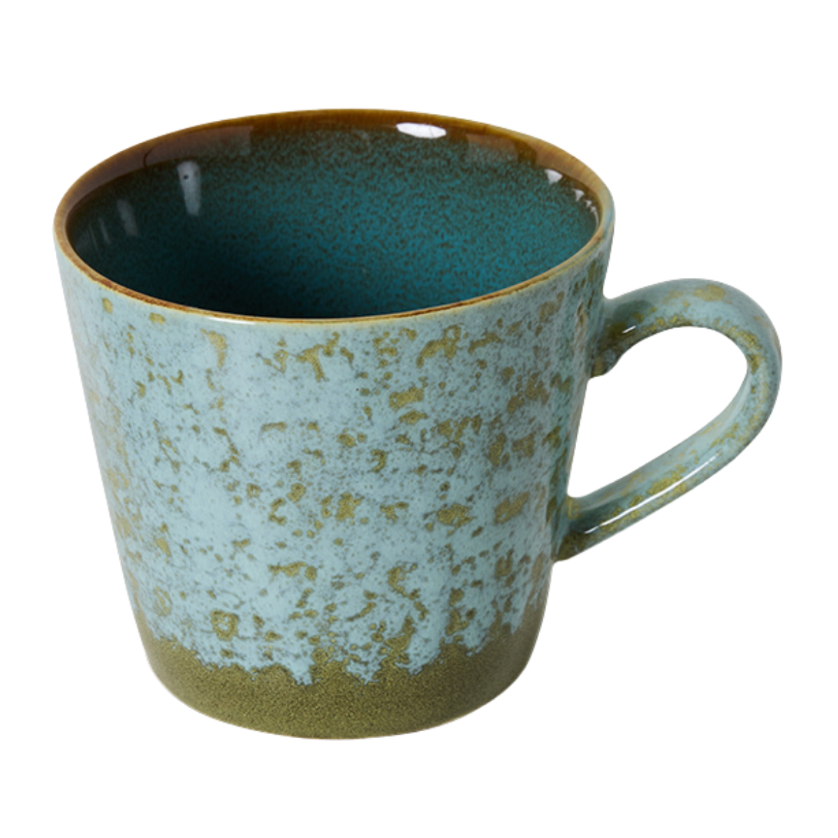 HKliving Cappuccinomok 70's Ceramics Verdigris 0.33 L