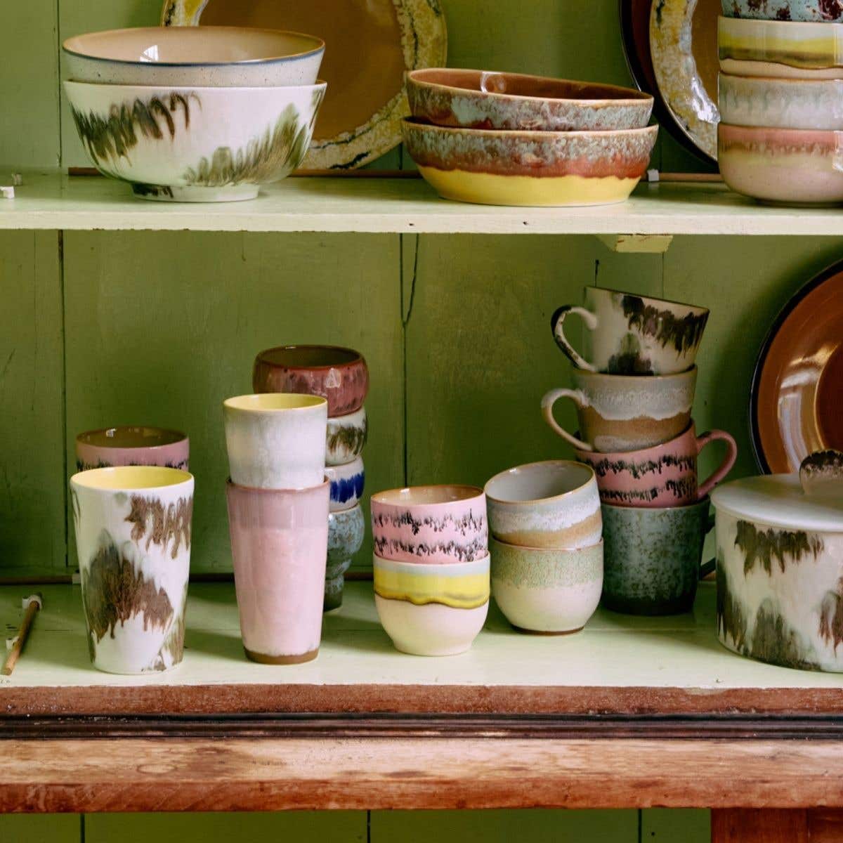 HKliving Cafщkopje 70's Ceramics Glint 0.25 L